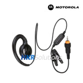 MOTOROLA HKLN4529 Swivel Earpiece with Short Cord and In-Line PTT Microphone